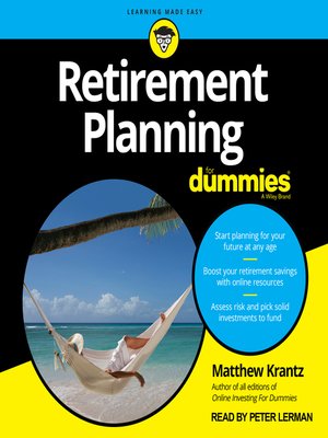 cover image of Retirement Planning For Dummies